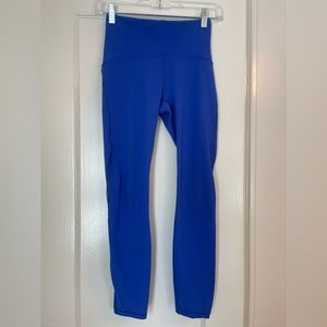 Lululemon Train Times 7/8 Pant Blazer Blue